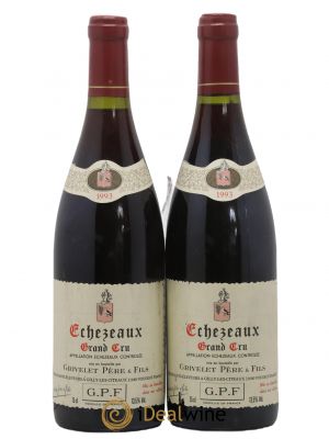 Echezeaux Grand Cru Maison Grivelet 1993 - Lot of 2 Bottles