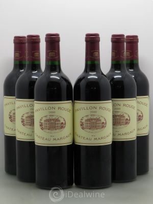 Pavillon Rouge du Château Margaux Second Vin  2010 - Lot of 6 Bottles