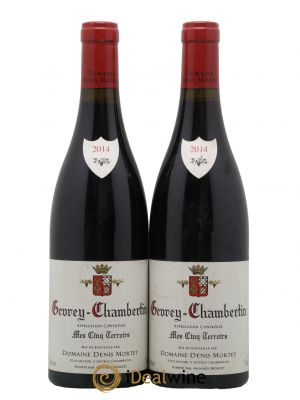 Gevrey-Chambertin Mes Cinq Terroirs Denis Mortet (Domaine)  2014 - Lot of 2 Bottles