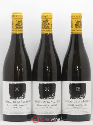 Bâtard-Montrachet Grand Cru Château de la Maltroye 2012 - Lot of 3 Bottles