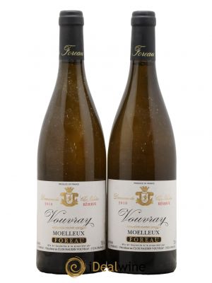Vouvray Moelleux Réserve Clos Naudin - Philippe Foreau  2018 - Lot of 2 Bottles