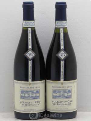 Volnay 1er Cru Les Brouillards Domaine Bouchard  1998 - Lot of 2 Bottles