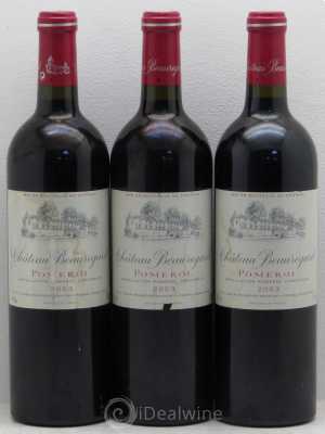 Château Beauregard  2003 - Lot of 3 Bottles