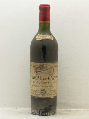 Canon-Fronsac Chateau du gazin 1953 - Lot of 1 Bottle
