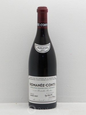 Romanée-Conti Grand Cru Domaine de la Romanée-Conti  2007 - Lot of 1 Bottle
