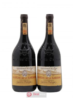 Châteauneuf-du-Pape Château de La Gardine Cuvée des Générations Famille Brunel  2017 - Lot of 2 Bottles