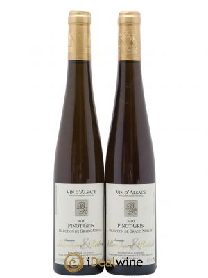 Alsace Pinot Gris Grains Nobles Berhnard & Reibel 50cl 2010 - Lot de 2 Bouteilles