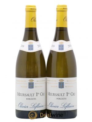 Meursault 1er Cru Poruzots Olivier Leflaive  2019 - Lot of 2 Bottles