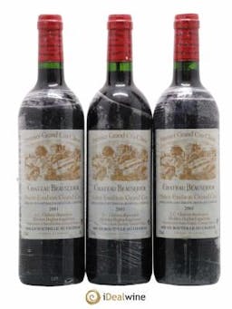 Château Beauséjour (Duffau-Lagarrosse) 1er Grand Cru Classé B  2001 - Lot of 3 Bottles