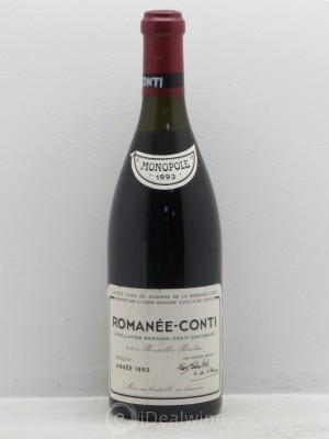 Romanée-Conti Grand Cru Domaine de la Romanée-Conti  1993 - Lot of 1 Bottle