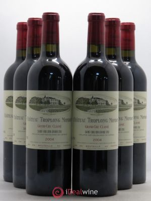 Château Troplong Mondot 1er Grand Cru Classé B  2004 - Lot of 6 Bottles