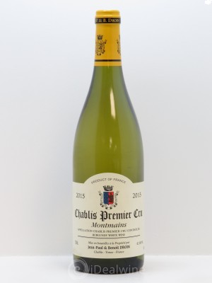 Chablis 1er Cru Montmains Jean-Paul & Benoît Droin (Domaine)  2015 - Lot of 1 Bottle