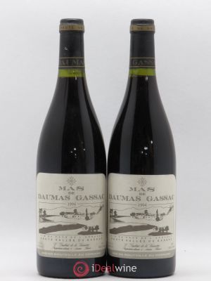 IGP St Guilhem-le-Désert - Cité d'Aniane Mas Daumas Gassac Famille Guibert de La Vaissière  1994 - Lot of 2 Bottles