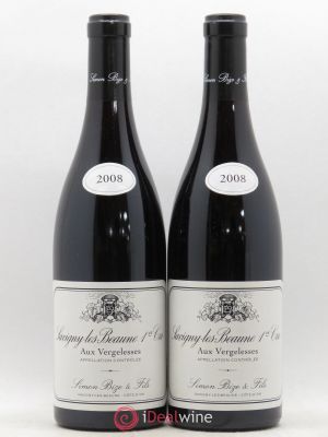 Savigny-lès-Beaune 1er Cru Aux Vergelesses Simon Bize & Fils  2008 - Lot of 2 Bottles