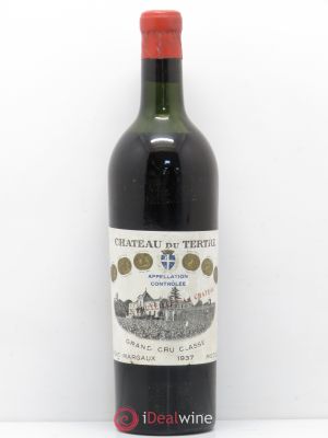 Château du Tertre 5ème Grand Cru Classé  1937 - Lot of 1 Bottle