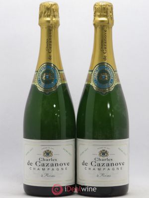 Champagne Charles de Cazanove Demi-Sec (sans prix de réserve)  - Lot de 2 Bouteilles