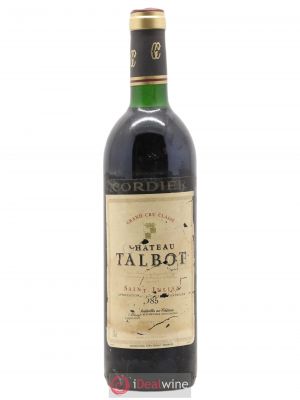 Château Talbot 4ème Grand Cru Classé  1985 - Lot of 1 Bottle