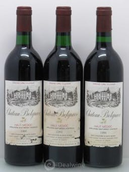 Château Belgrave 5ème Grand Cru Classé  1986 - Lot of 3 Bottles