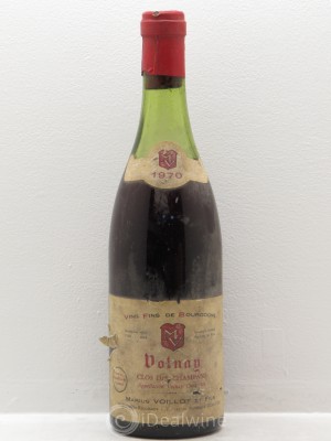 Volnay Clos Champans Marius Voillot 1970 - Lot of 1 Bottle