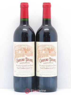 Château Belair (Belair-Monange) 1er Grand Cru Classé B  1996 - Lot of 2 Bottles