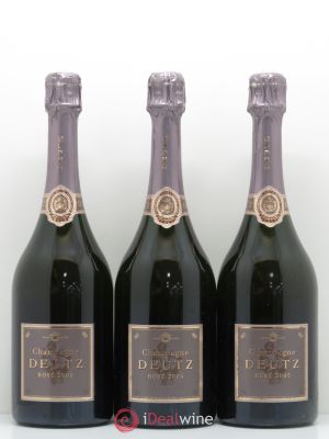 Rosé Deutz  2005 - Lot of 3 Bottles