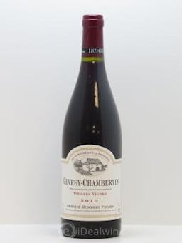 Gevrey-Chambertin Vieilles vignes Humbert (Domaine)  2010 - Lot of 1 Bottle