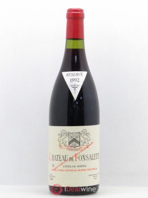 Côtes du Rhône Château de Fonsalette SCEA Château Rayas  1992 - Lot of 1 Bottle