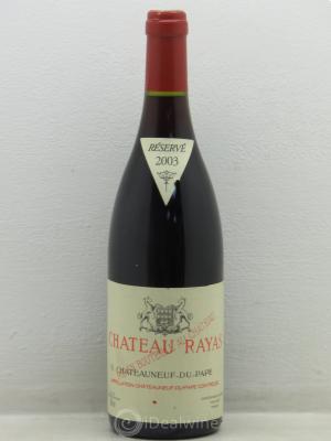 Châteauneuf-du-Pape Château Rayas Reynaud  2003 - Lot de 1 Bouteille