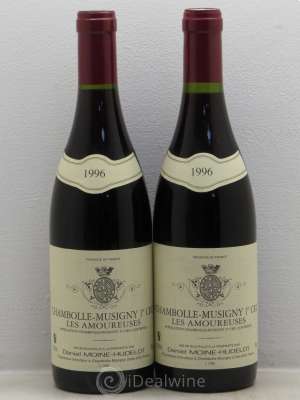 Chambolle-Musigny 1er Cru Les Amoureuses Domaine Moine-Hudelot  1996 - Lot of 2 Bottles