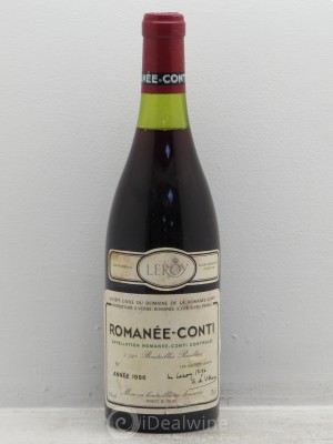 Romanée-Conti Grand Cru Domaine de la Romanée-Conti  1986 - Lot of 1 Bottle