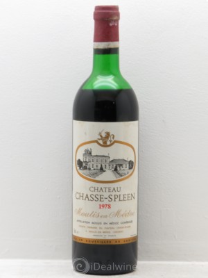 Château Chasse Spleen  1978 - Lot of 1 Bottle