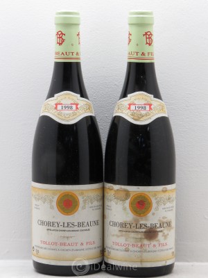 Chorey-lès-Beaune Domaine Tollot-Beau  1998 - Lot of 2 Bottles