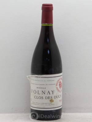 Volnay 1er Cru Clos des Ducs Marquis d'Angerville (Domaine)  1999 - Lot of 1 Bottle