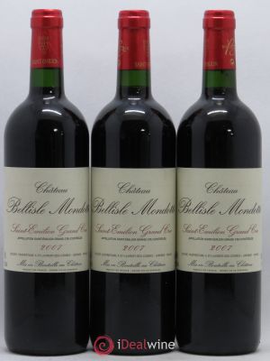 Château Bellisle Mondotte  2007 - Lot of 3 Bottles