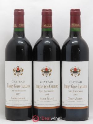 Château Terrey Gros Cailloux Cru Bourgeois  1995 - Lot of 3 Bottles