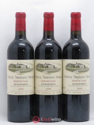 Château Troplong Mondot 1er Grand Cru Classé B  2004 - Lot of 3 Bottles