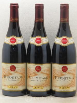 Hermitage Guigal (no reserve price) 2000 - Lot of 3 Bottles