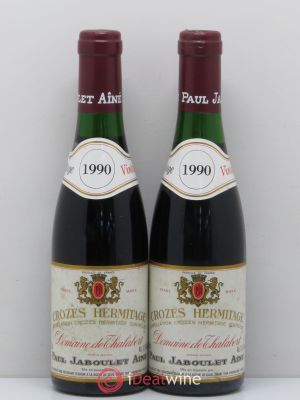 Crozes-Hermitage Domaine de Thalabert Paul Jaboulet Aîné (sans prix de réserve) 1990 - Lot de 2 Demi-bouteilles