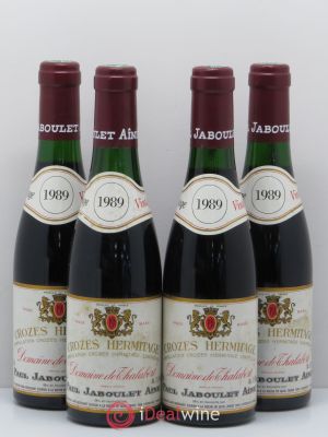 Crozes-Hermitage Domaine de Thalabert Paul Jaboulet Aîné  1989 - Lot de 4 Demi-bouteilles