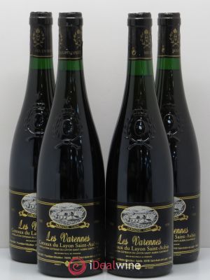 Coteaux du Layon Saint Aubin Les Varennes Domaine Cady 1996 - Lot of 4 Bottles