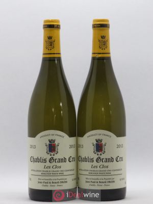 Chablis Grand Cru Les Clos Jean-Paul & Benoît Droin (Domaine)  2013 - Lot of 2 Bottles