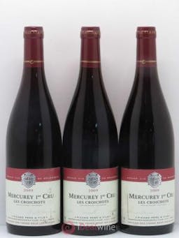 Mercurey 1er Cru Les Croichots Domaine Picard 2009 - Lot of 3 Bottles