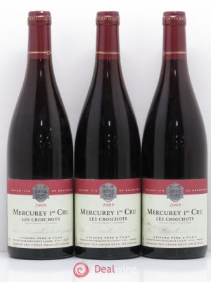 Mercurey Les Croichots Domaine Picard (no reserve) 2009 - Lot of 3 Bottles
