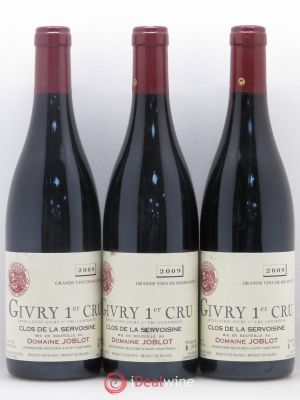 Givry 1er Cru Clos de la Servoisine Joblot (Domaine)  2009 - Lot of 3 Bottles