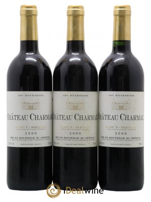 Château Charmail Cru Bourgeois  2000 - Lot de 3 Bouteilles