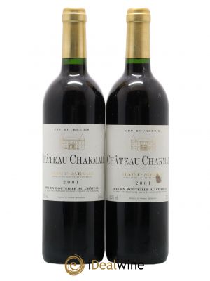 Château Charmail Cru Bourgeois (sans prix de réserve) 2001 - Lot de 2 Bouteilles