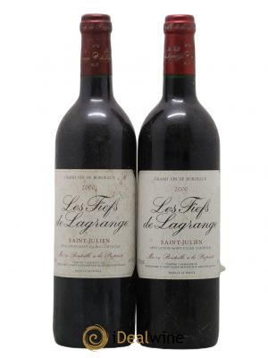 Les Fiefs de Lagrange Second Vin  2000 - Lot de 2 Bouteilles