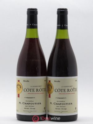 Côte-Rôtie La Mordorée Chapoutier  1992 - Lot of 2 Bottles