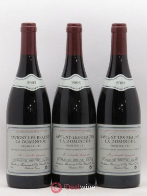 Savigny-lès-Beaune 1er Cru La Dominode Bruno Clair (Domaine)  2003 - Lot of 3 Bottles