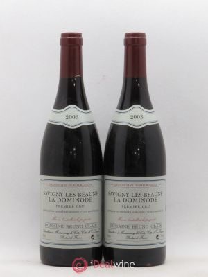 Savigny-lès-Beaune 1er Cru La Dominode Bruno Clair (Domaine)  2003 - Lot of 2 Bottles